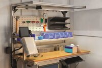 DURABLE Sortierstation schwarz mit 3 Fächern