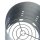 relaxdays Anzündkamin XL silber 19,5 cm