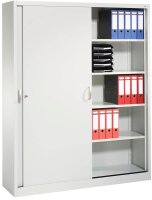 CP Schiebetürenschrank C 2000 Acurado, 2140-00 S10109 lichtgrau 8 Fachböden 160,0 x 40,0 x 195,0 cm