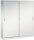 CP Schiebetürenschrank C 2000 Acurado, 2140-00 S10109 lichtgrau 8 Fachböden 160,0 x 40,0 x 195,0 cm