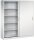 CP Schiebetürenschrank C 2000 Acurado, 2140-00 S10109 lichtgrau 8 Fachböden 160,0 x 40,0 x 195,0 cm