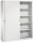 CP Schiebetürenschrank C 2000 Acurado, 2140-00 S10109 lichtgrau 8 Fachböden 160,0 x 40,0 x 195,0 cm