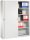 CP Schiebetürenschrank C 2000 Acurado, 2140-00 S10109 lichtgrau 8 Fachböden 160,0 x 40,0 x 195,0 cm