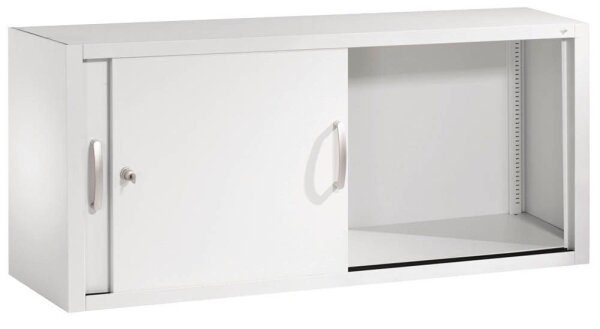 CP Aufsatz-Schiebetürenschrank C 2000 Acurado, 2044-00 S10039 lichtgrau keine Fachböden 120,0 x 40,0 x 50,0 cm