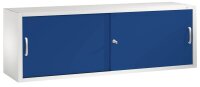 CP Aufsatz-Schiebetürenschrank C 2000 Acurado, 2144-00 S10033 lichtgrau, enzianblau keine Fachböden 160,0 x 40,0 x 50,0 cm