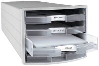 HAN Schubladenbox Impuls  transparent 1013-63D, DIN A4...