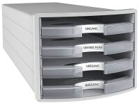 HAN Schubladenbox Impuls  transparent 1013-63D, DIN A4...