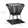 relaxdays Feuerkorb XL schwarz