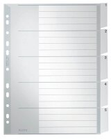 LEITZ Ordnerregister DIN A4 Vollformat, Überbreite...