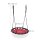 relaxdays Nestschaukel rot 80,0 cm