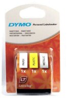 DYMO Schriftbänder LetraTag 91241 S0721800, 12 mm, farbig sortiert, 1 St.