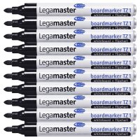 Legamaster TZ 1 Whiteboard- und Flipchart-Marker schwarz...