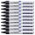 Legamaster TZ 1 Whiteboard- und Flipchart-Marker schwarz 1,5 - 3,0 mm, 10 St.
