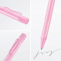 LAMY Kugelschreiber safari lightrose, Schreibfarbe: blau, 1 St.