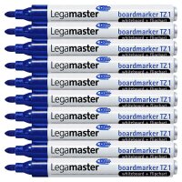 Legamaster TZ 1 Whiteboard- und Flipchart-Marker blau 1,5 - 3,0 mm, 10 St.