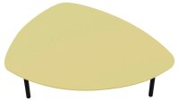 fm TRESTA Beistelltisch dreieckig abgerundet MDF-Platte...