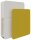 fm FLATup  Sekretär diamantweiß/ gelb rechteckig, weiß 107,0 x 41,5 - 91,0 cm