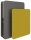 fm FLATup  Sekretär basalt/ gelb rechteckig, schwarz 107,0 x 41,5 - 91,0 cm