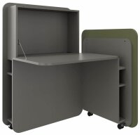 fm FLATup  Sekretär basalt/ dunkelgrün...