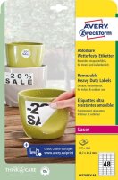 AVERY Zweckform wetterfeste Folienetiketten L4778REV-20...