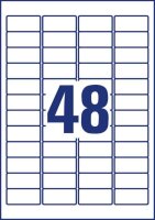 AVERY Zweckform wetterfeste Folienetiketten L4778REV-20 weiß 45,7 x 21,2 mm, 20 Blatt