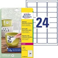 AVERY Zweckform wetterfeste Folienetiketten L4773REV-20...