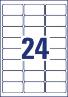 AVERY Zweckform wetterfeste Folienetiketten L4773REV-20 weiß 63,5 x 33,9 mm, 20 Blatt