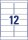 AVERY Zweckform wetterfeste Folienetiketten L4776REV-20 weiß 99,1 x 42,3 mm, 20 Blatt