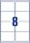 AVERY Zweckform wetterfeste Folienetiketten L4715REV-20 weiß 99,1 x 67,7 mm, 20 Blatt
