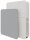 fm FLATup  Sekretär diamantweiß/ hellblau rechteckig, weiß 107,0 x 41,5 - 91,0 cm