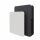 fm FLATup  Sekretär graphit/ diamantweiß rechteckig, schwarz 107,0 x 41,5 - 91,0 cm