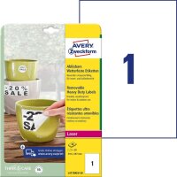 AVERY Zweckform wetterfeste Folienetiketten L4775REV-20...