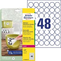 AVERY Zweckform wetterfeste Folienetiketten L4716REV-20...