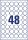 AVERY Zweckform wetterfeste Folienetiketten L4716REV-20 weiß 30,0 x 30,0 mm, 20 Blatt
