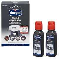 durgol swiss espresso DED18 Entkalker 2x 125 ml