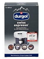 durgol swiss espresso DED18 Entkalker 2x 125 ml