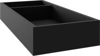 fm Schreibtisch-Organizer schwarz Holz 25,0 x 9,5 x 3,5 cm