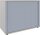 fm Rollladenschrank lichtgrau 1 Fachboden 100,0 x 44,2 x 78,1 cm