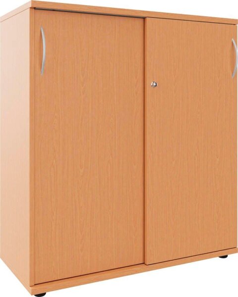 fm Schiebetürenschrank, 4260761570570 buche 2 Fachböden 100,0 x 44,2 x 111,5 cm