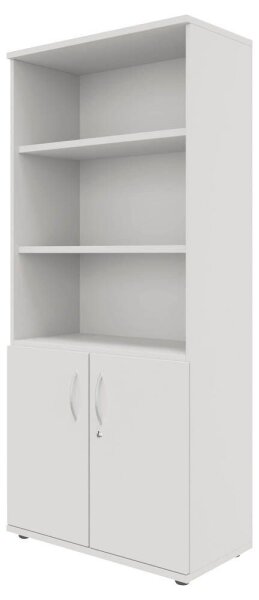 fm Regalschrank Basic, 4260761570723 lichtgrau 80,0 x 44,2 x 185,1 cm, 1 St.