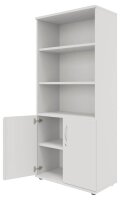 fm Regalschrank Basic, 4260761570723 lichtgrau 80,0 x 44,2 x 185,1 cm, 1 St.
