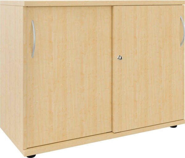 fm Schiebetürenschrank, 4260761570532 königsahorn 1 Fachboden 100,0 x 44,2 x 76,3 cm