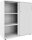 fm Schiebetürenschrank, 4260761570563 lichtgrau 2 Fachböden 100,0 x 44,2 x 111,5 cm