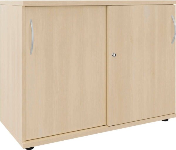 fm Schiebetürenschrank, 4260761570549 akazie 1 Fachboden 100,0 x 44,2 x 76,3 cm