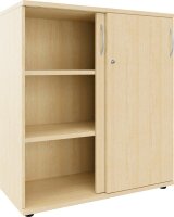 fm Schiebetürenschrank, 4260761570587 königsahorn 2 Fachböden 100,0 x 44,2 x 111,5 cm