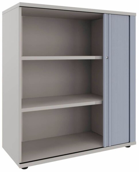 fm Rollladenschrank lichtgrau 2 Fachböden 100,0 x 44,2 x 113,3 cm