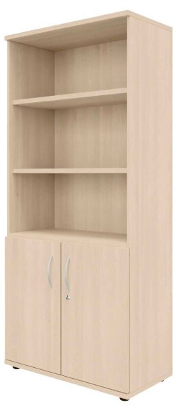 fm Regalschrank Basic, 4260761570754 akazie 80,0 x 44,2 x 185,1 cm, 1 St.
