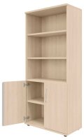 fm Regalschrank Basic, 4260761570754 akazie 80,0 x 44,2 x 185,1 cm, 1 St.
