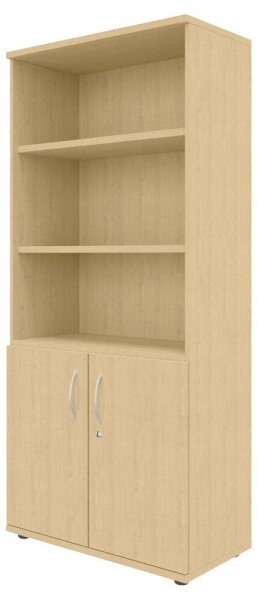 fm Regalschrank Basic, 4260761570747 königsahorn 80,0 x 44,2 x 185,1 cm, 1 St.