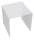 fm STATUS Beistelltisch quadratisch Kunststoff transparent 50,0 x 50,0 x 50,0 cm, 1 St.